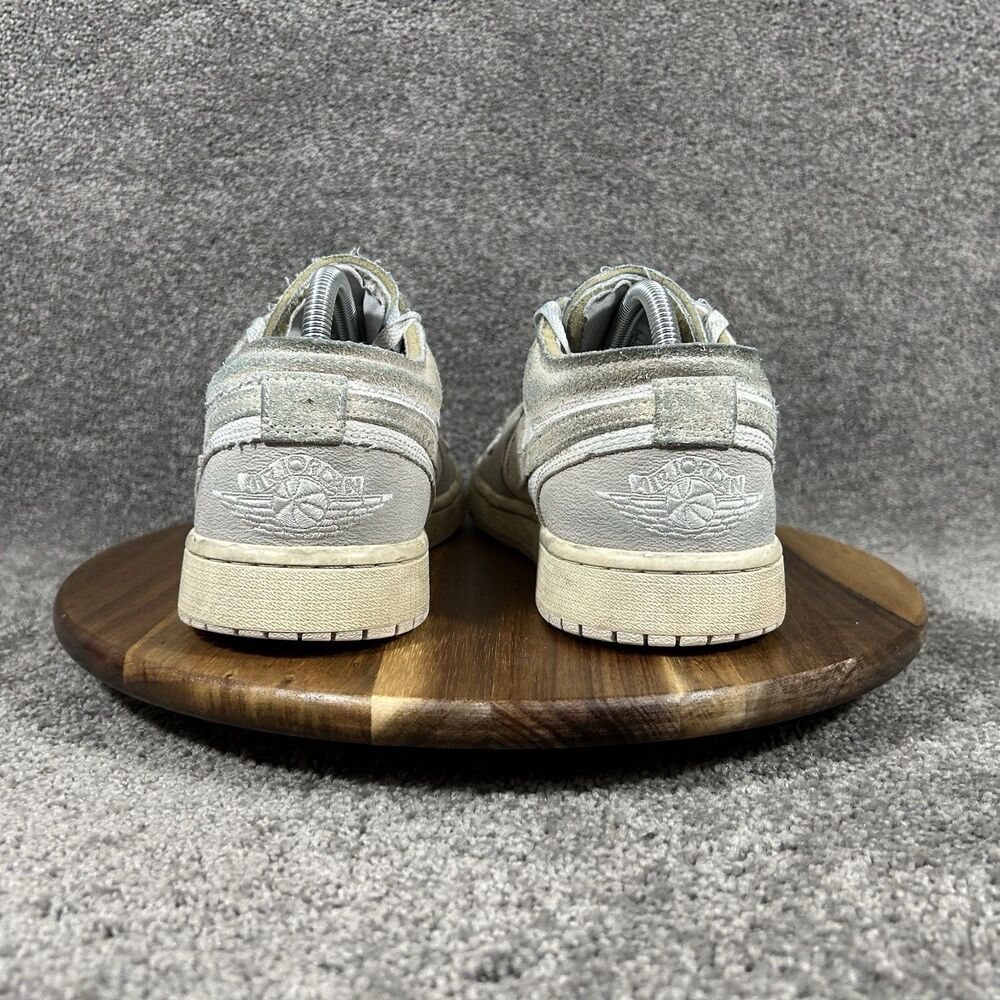 Nike Air Jordan 1 Low DN1635-002 Mens Size 9 Tech Grey White Athletic Shoes Used - Picture 6 of 12